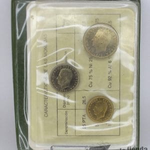 ESPAÑA PRUEBA NUMISMATICA 1975 *77*