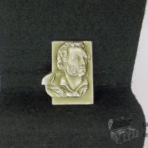 Pin prendedor - Busto Alexander Pushkin - Rusia - 21x26mm