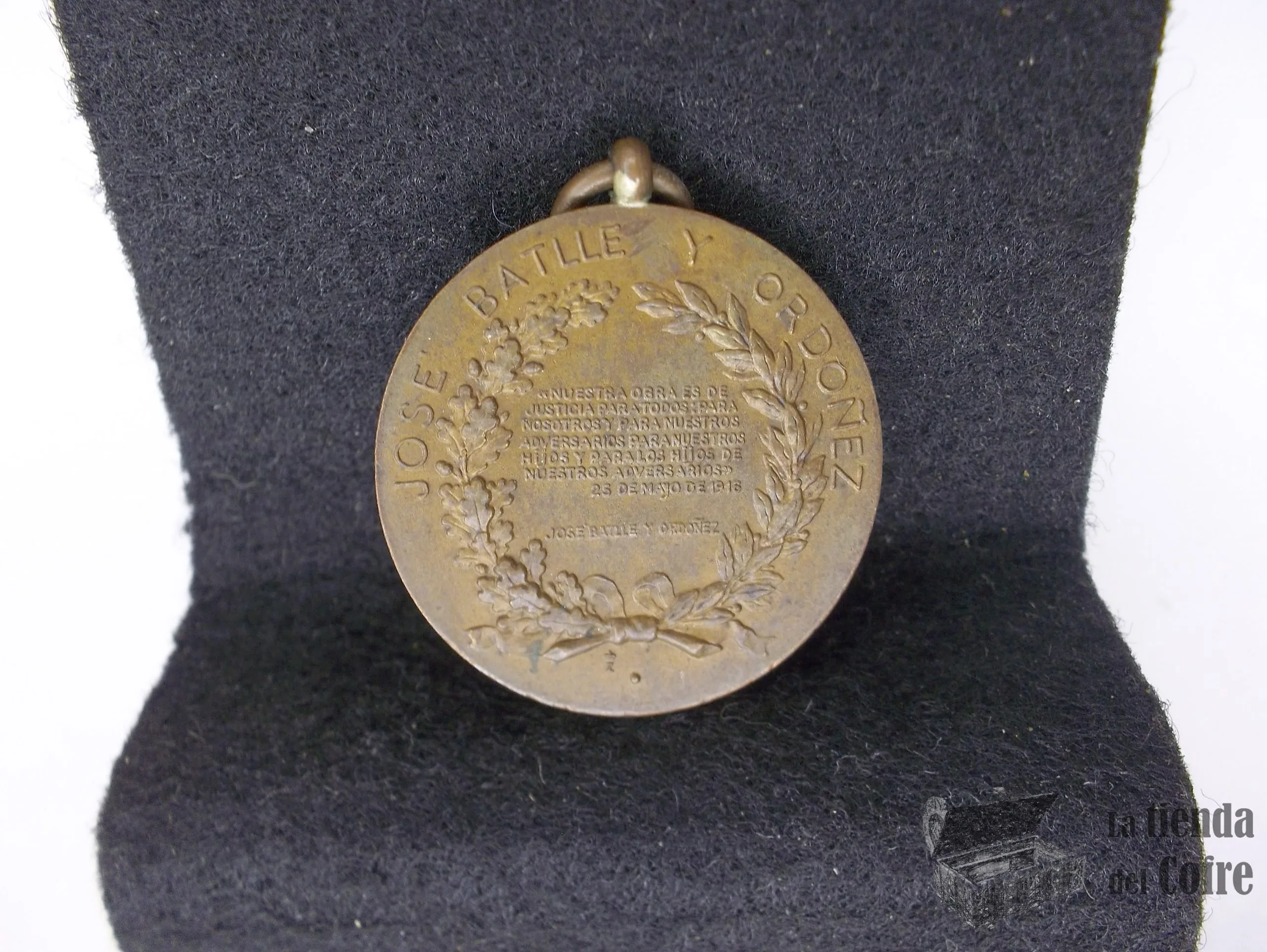 Medalla - Jose Batlle Y Ordoñes - 1916 - 28mm - Imagen 2