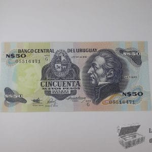 Uruguay - 50 nuevos pesos - 1989 - Serie G - (UNC)