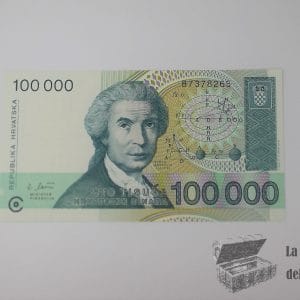 Croacia - 100.000 Dinara (UNC) - 1993 - P27