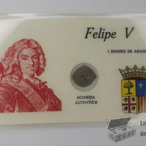 España - 1 Dinero (aragon) - Felipe V (1710-1719)