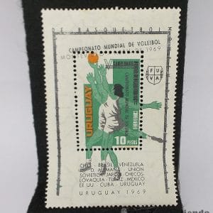 Uruguay - Sello Campeonato Mundial De Basquetbol 1967