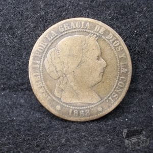 España - 2 1/2 Centimos - 1867