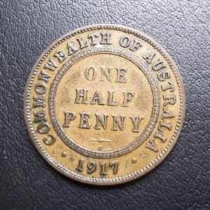 Australia - 1/2 Penny - 1917