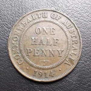 Australia - 1/2 Penny - 1914