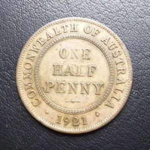 Australia - 1/2 Penny - 1921