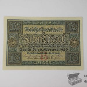 Alemania - 10 Marcos 1920 - (P-67a.1)