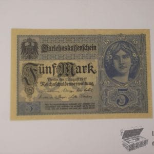 Alemania - 5 Marcos 1917 - (P-56b.1)