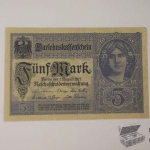 Alemania - 5 Marcos 1917 - (P-56a.1)