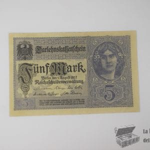 Alemania - 5 Marcos 1917 - (P-56b.1)