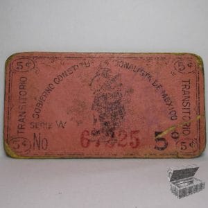Mexico (Gobierno Constitucionalista) - Vale 5 Centavos - 1914