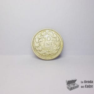 Paìses Bajos - 10 Céntimos 1937 - (Plata)