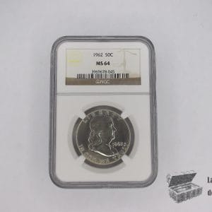 Estados Unidos - 50 cent 1962 - (MS64) (NGC)