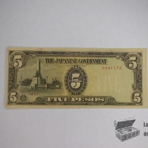 Filipinas (Ocupaciòn Japonesa) - 5 Pesos 1943 - (P-110a.1)