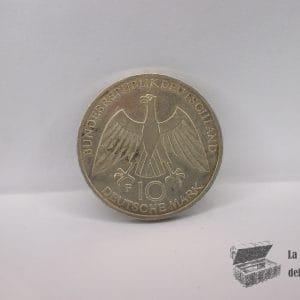 Alemania (RF) - 10 Marcos 1972"F" - Plata