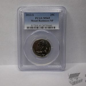 Estados Unidos - Quarto de dolar - 2013"S" - Mount Rushmore NP