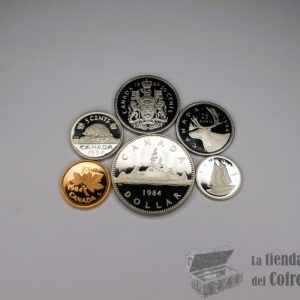 Canadá Lote de 6 Monedas Proof (1984)