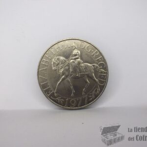 Reino Unido - 25 Pence 1977 (Jubileo de Plata de Isabel II)