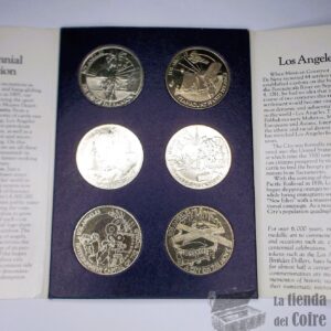 Set de 6 Tokens Bicentenario de Los Ángeles