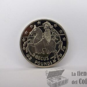 Gibraltar - 2,8 Ecus 1992 (proof)