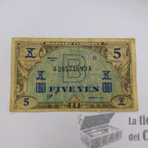 Japón (Comando Militar Aliado) - 5 Yenes 1945