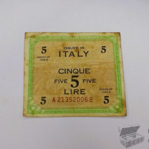 Italia (Comando Militar Aliado) - 5 Liras 1943