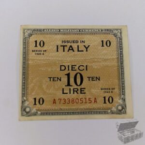 Italia (Comando Militar Aliado) - 10 Liras 1943