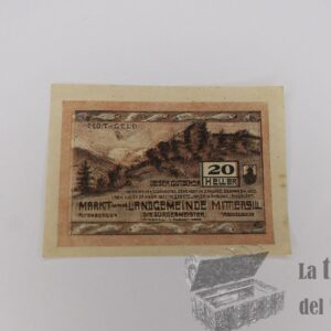 Ciudad comercial de Mittersill (estado federado de Salzburgo) - 20 Heller 1920