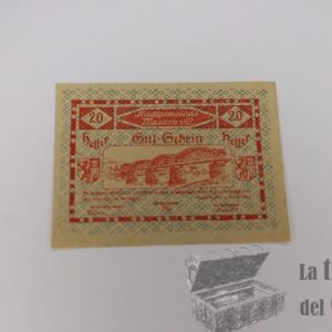 Ciudad de Mautern an der Donau (Estado federado de Baja Austria) - 20 Heller 1920