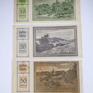 Municipio de Maria Schmolln (Estado federado de Alta Austria) - 10, 20 y 50 Heller 1920