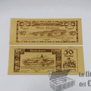 Ciudad de Mautern an der Donau (Estado federado de Baja Austria) - 20 y 50 Heller 1920