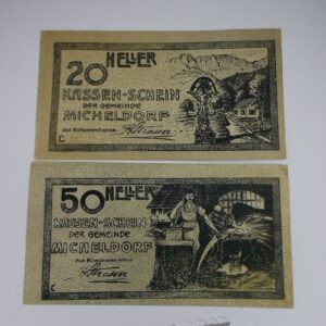 Municipio de Micheldorf (estado federado de Alta Austria) - 20 y 50 Heller 1920